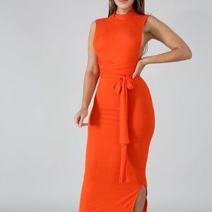 ORANGE CRUSH SUMMER DRESS